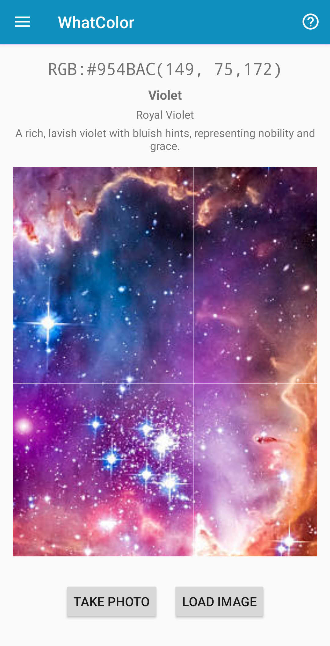 WhatColor App Screenshot